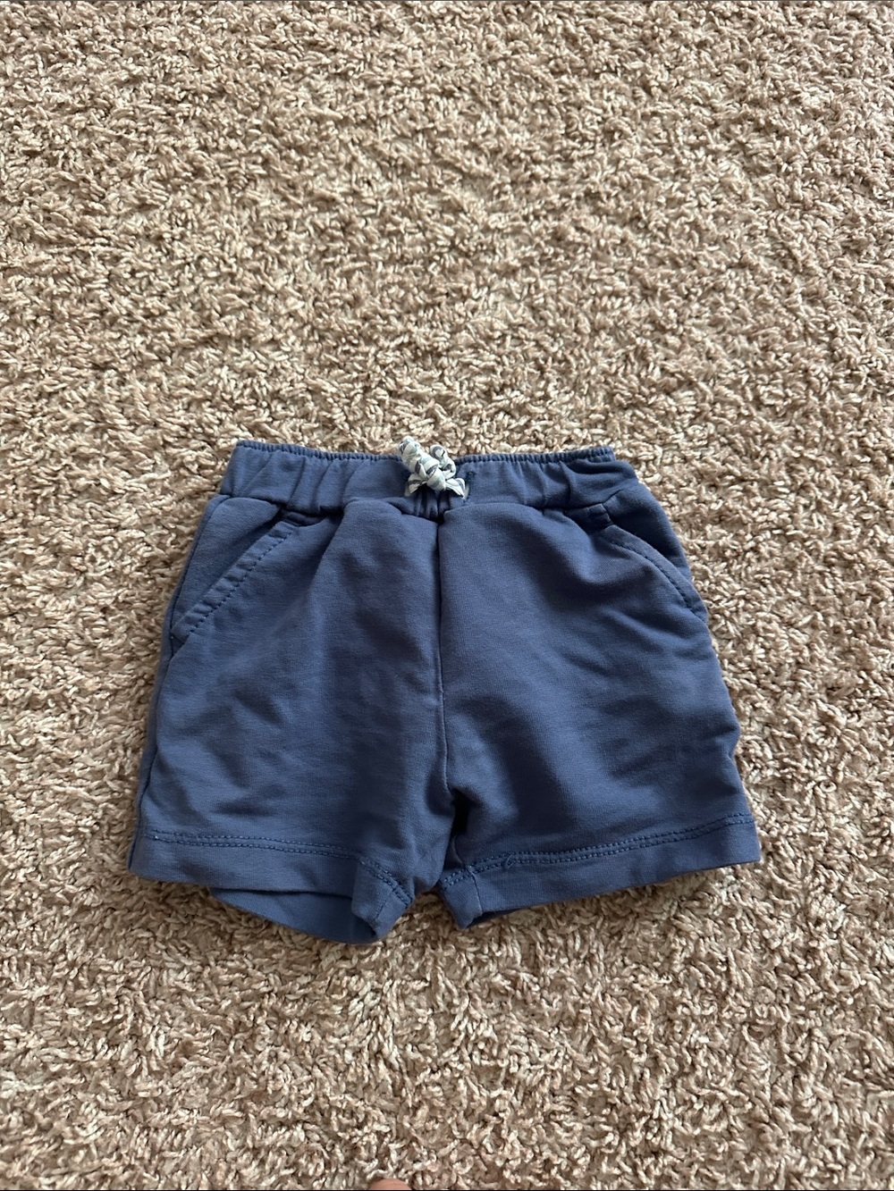Old Navy Navy Blue Cotton Drawstring Shorts